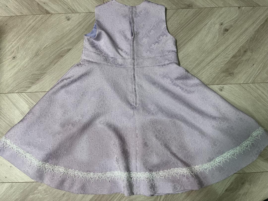 入学式 卒園式 女の子 ボレロワンピース 黒と紫