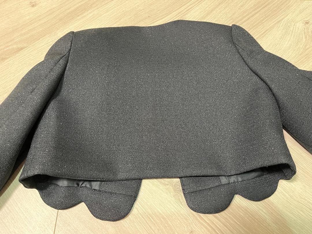 入学式 卒園式 女の子 ボレロワンピース 黒と紫