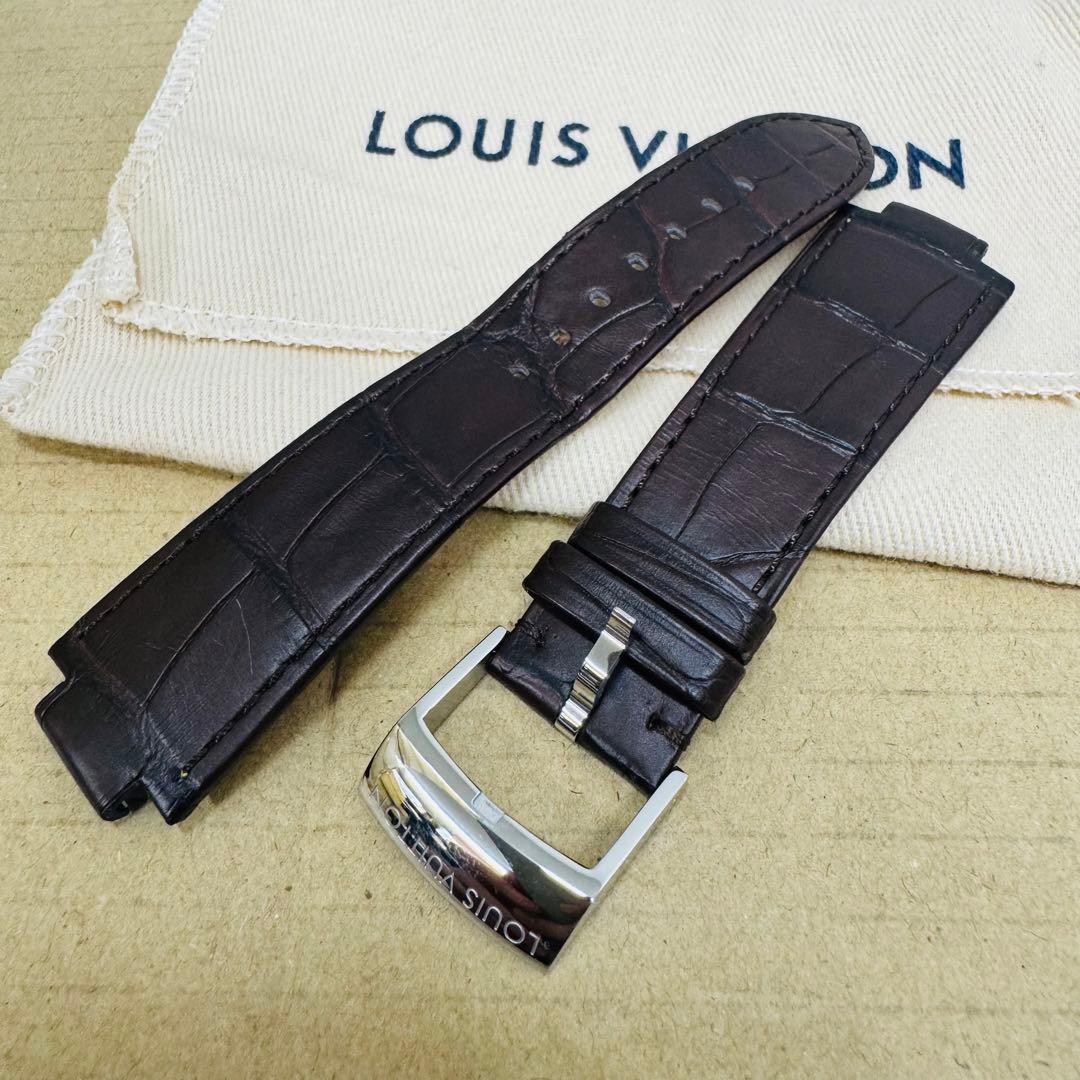 【美品】ルイヴィトン　タンブール　アリゲーター　革ベルト