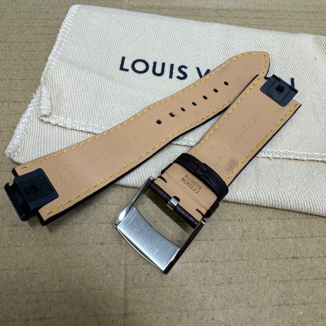 【美品】ルイヴィトン　タンブール　アリゲーター　革ベルト