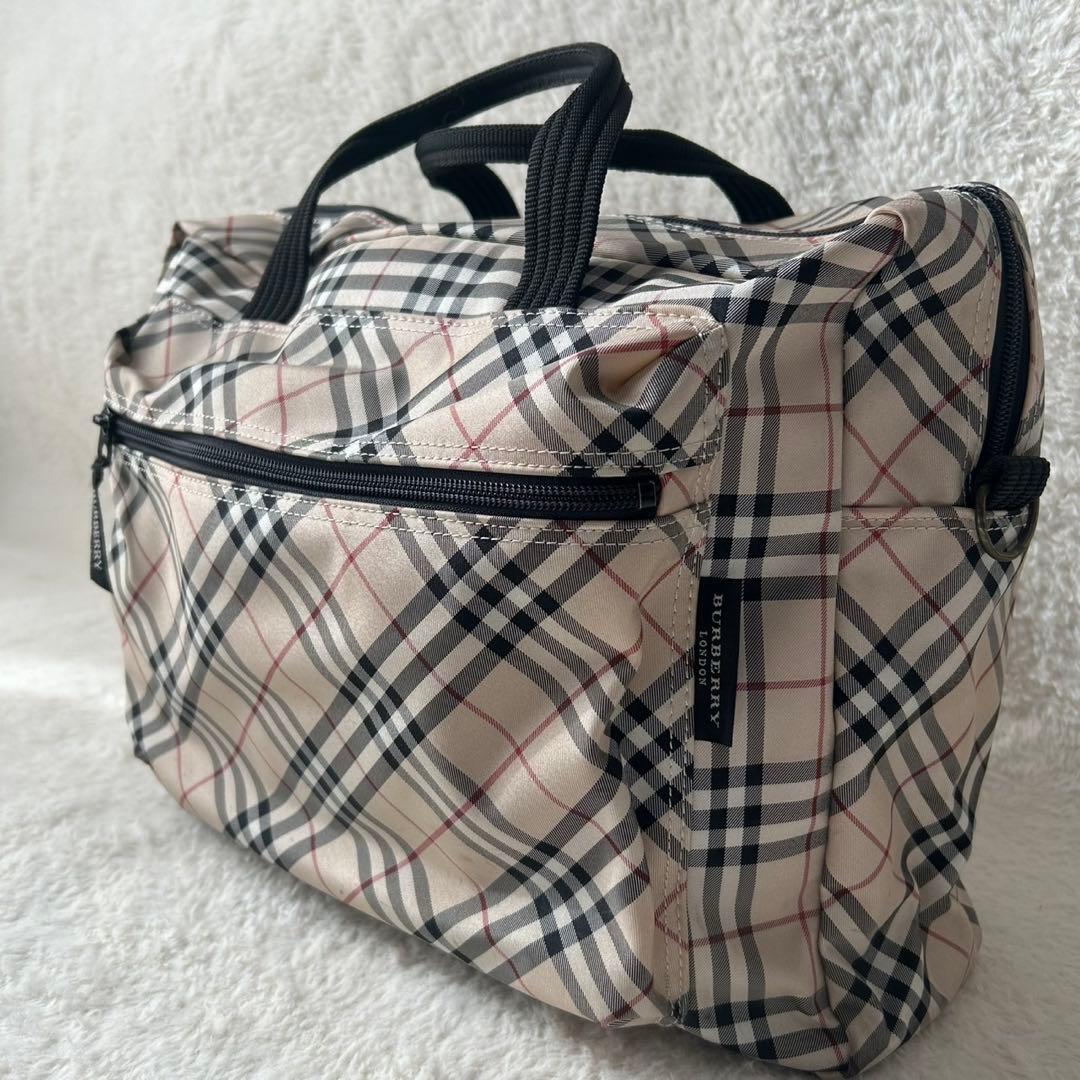 希少✨バーバリー ノバチェック ハンドバッグ 3way仕様 A4収納可 軽量