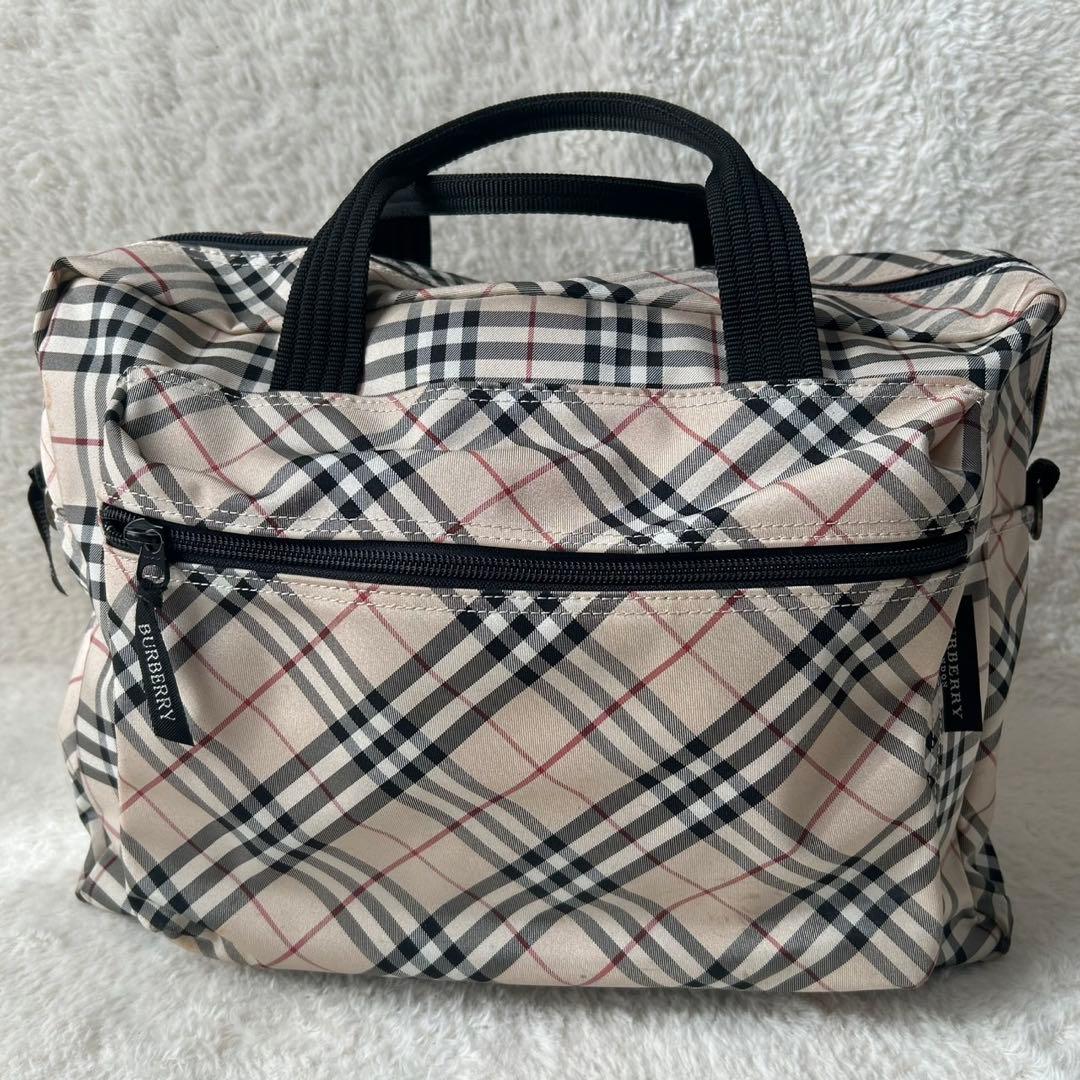 希少✨バーバリー ノバチェック ハンドバッグ 3way仕様 A4収納可 軽量