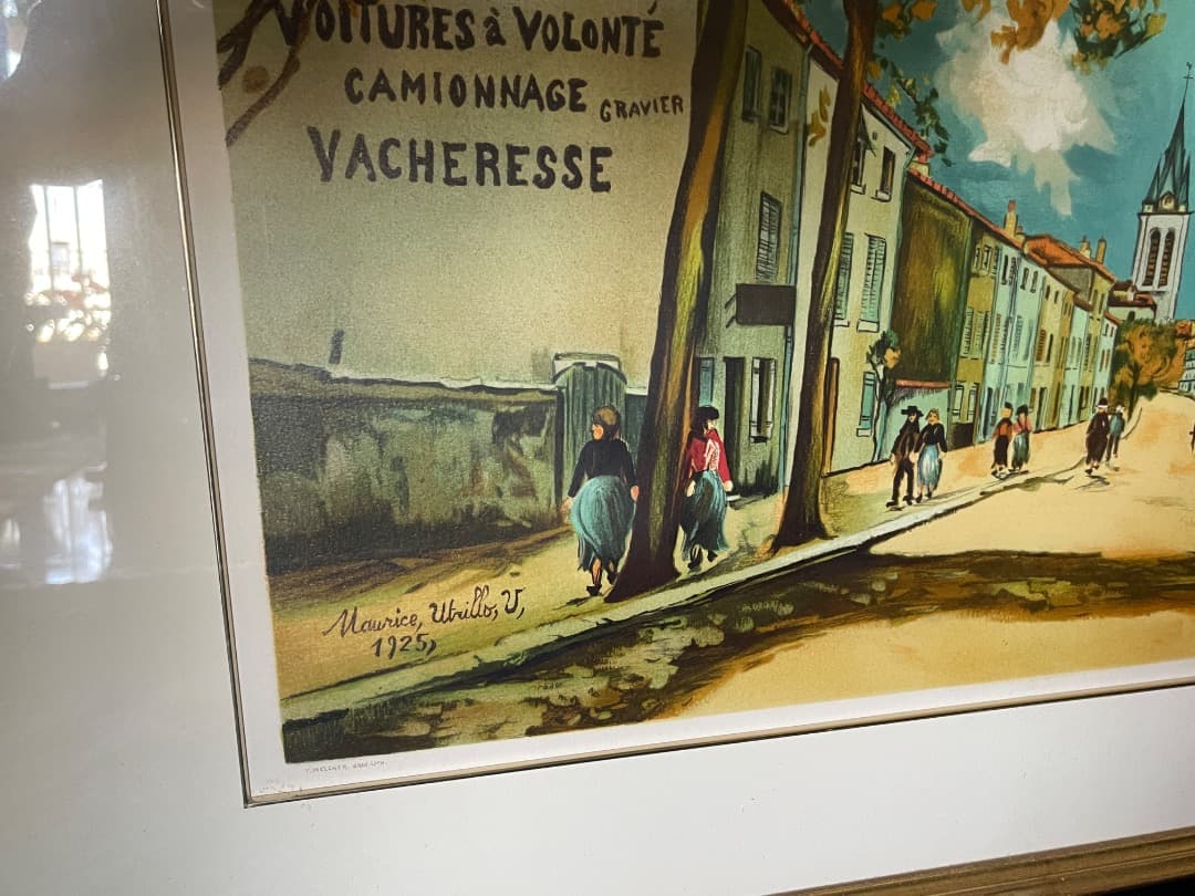 モーリス・ユトリロ（リトグラフ）