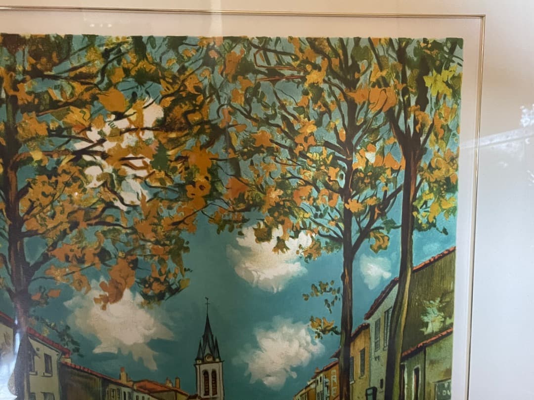 モーリス・ユトリロ（リトグラフ）