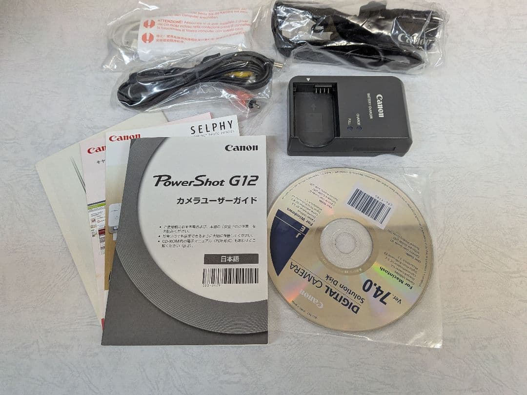 良品 キャノン canon powershot g12 元箱 フルセット