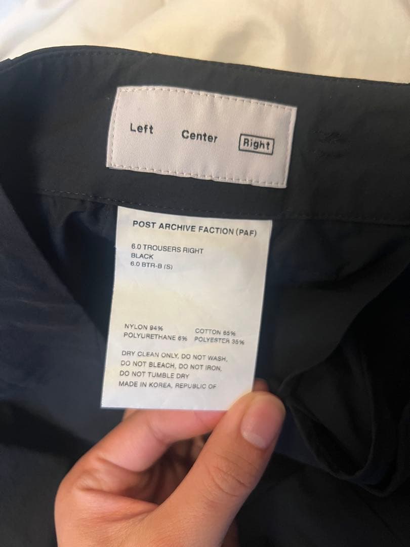 パンツ post archive faction 6.0 TROUSERS RIGHT