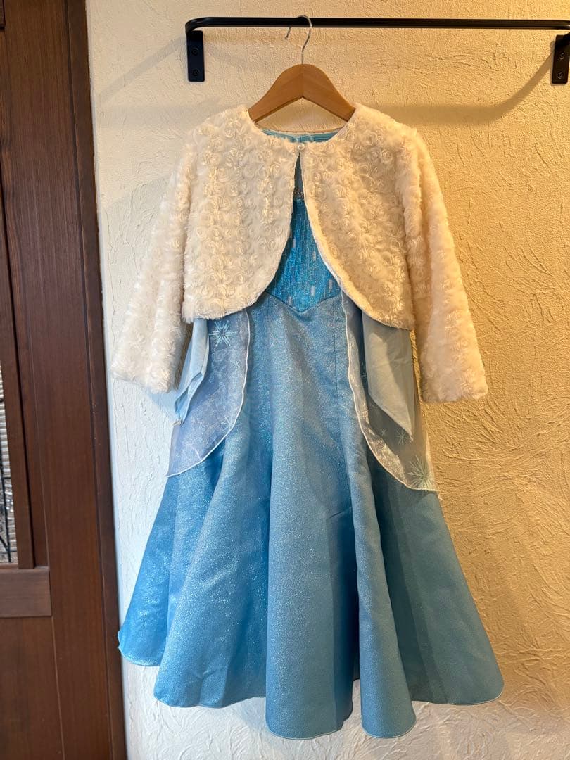 ビビディ・バビディ・ブティック　ドレス　エルサ 120㎝　ボレロ付き