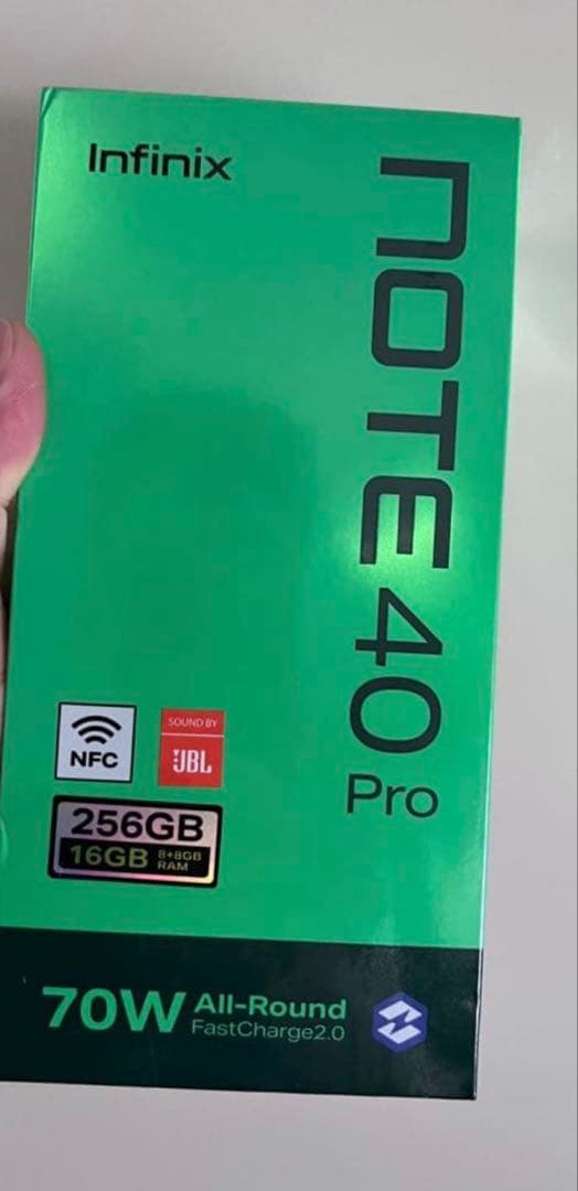 スマートフォン本体 Infinix NOTE 40 Pro 8GB+256GB