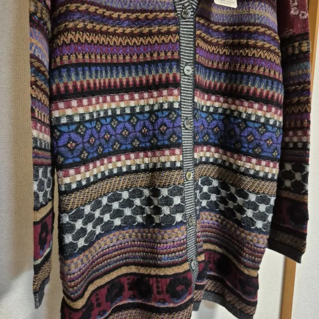 ✨️らみくろたま✨️エム&キョウコ プランツ ジャカードロングカーディガン