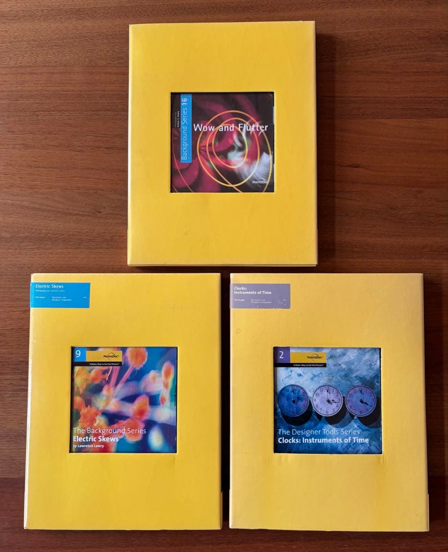 著作権フリーフォト集　Photo Disc社製　CD３点セット