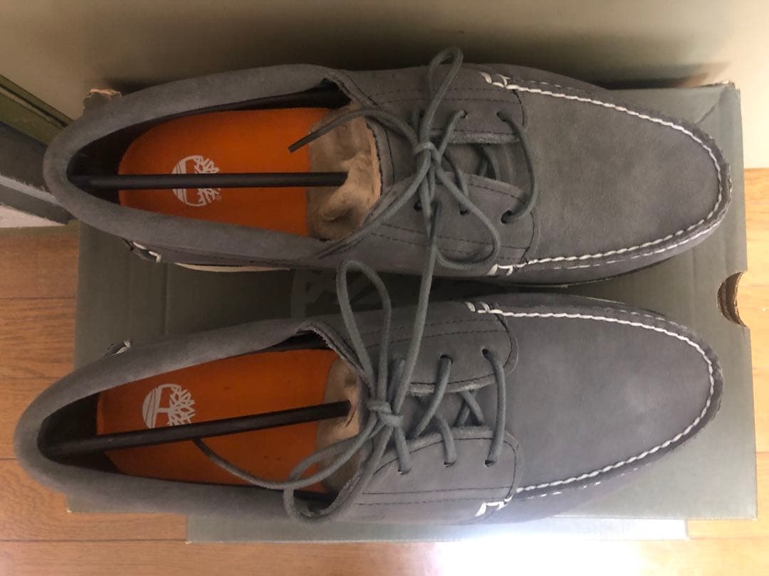 ティンバーランド　モカシン　デッキシューズ　ヌバック