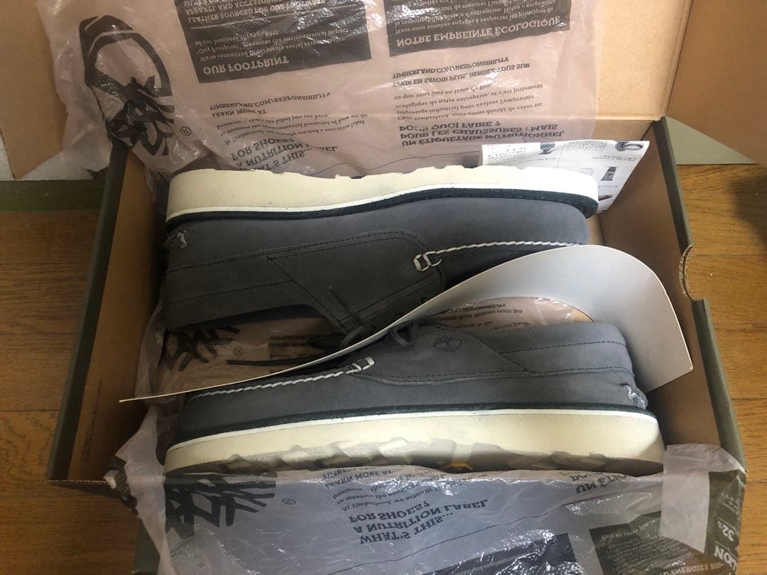 ティンバーランド　モカシン　デッキシューズ　ヌバック