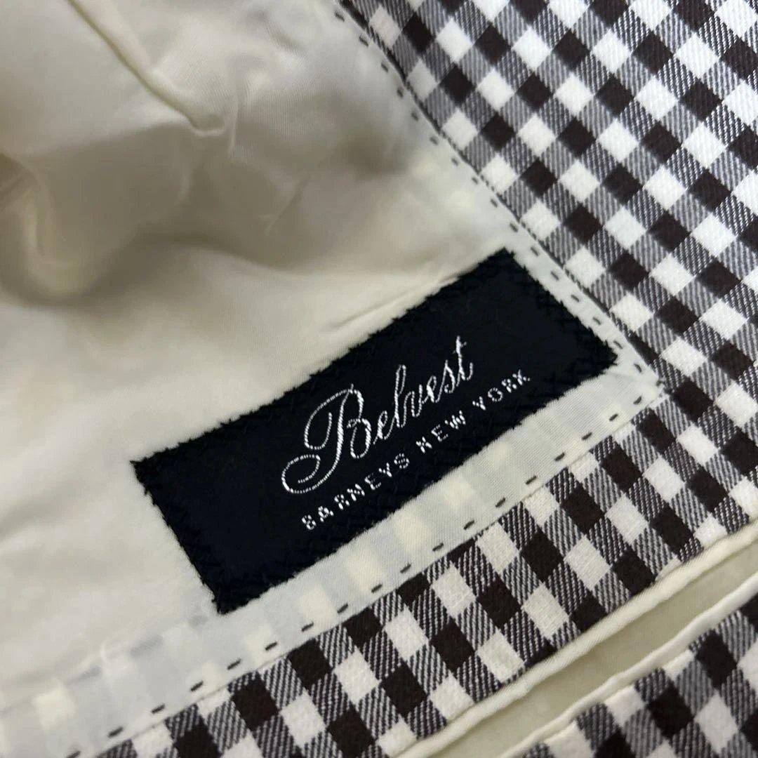 美品　Belvest ベルベスト　バーニーズニューヨーク別　ジャケット　チェック