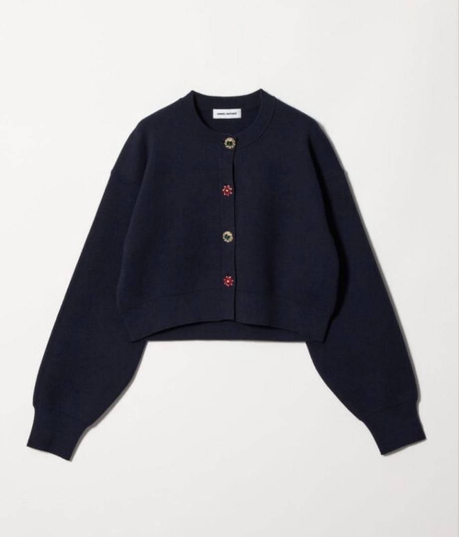 mahoさま専用「EMMEL REFINES」ビジュー ミニ カーディガン