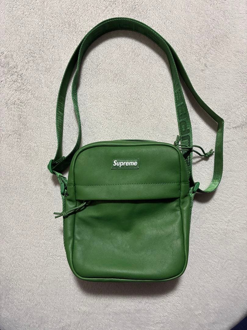 supreme leather shoulder bag ショルダー　バッグ