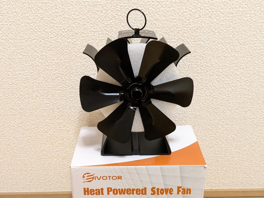 新品　EIVOTOR　ストーブファン　エコファン　薪ストーブ