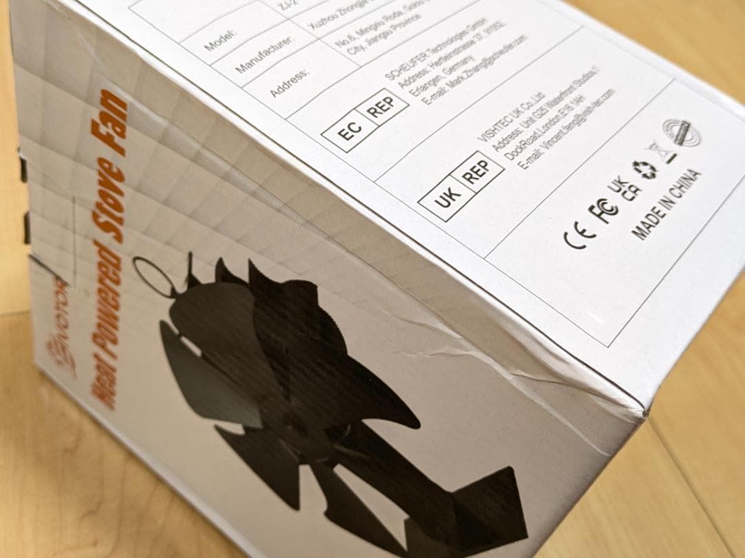 新品　EIVOTOR　ストーブファン　エコファン　薪ストーブ