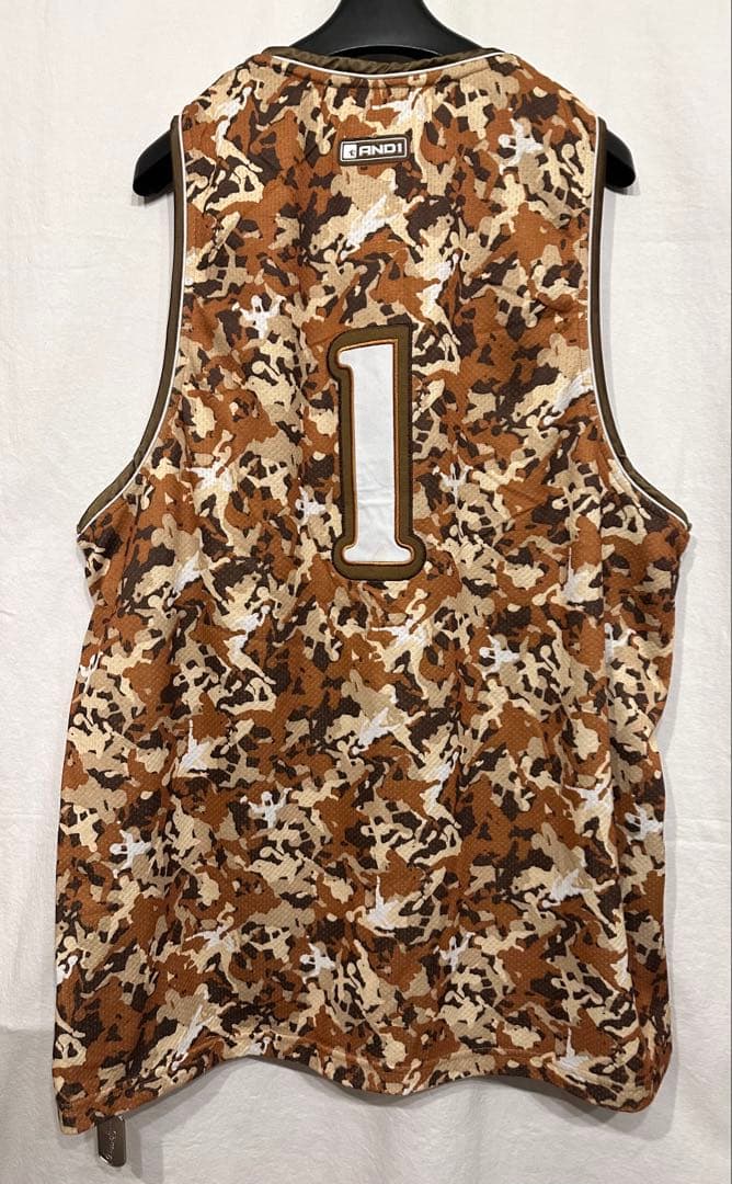 AND1 MIXTAPEソルジャーアーミー迷彩ユニフォームアンドワンホットソース