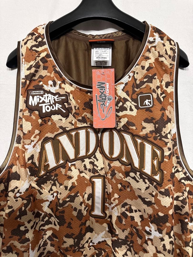 AND1 MIXTAPEソルジャーアーミー迷彩ユニフォームアンドワンホットソース