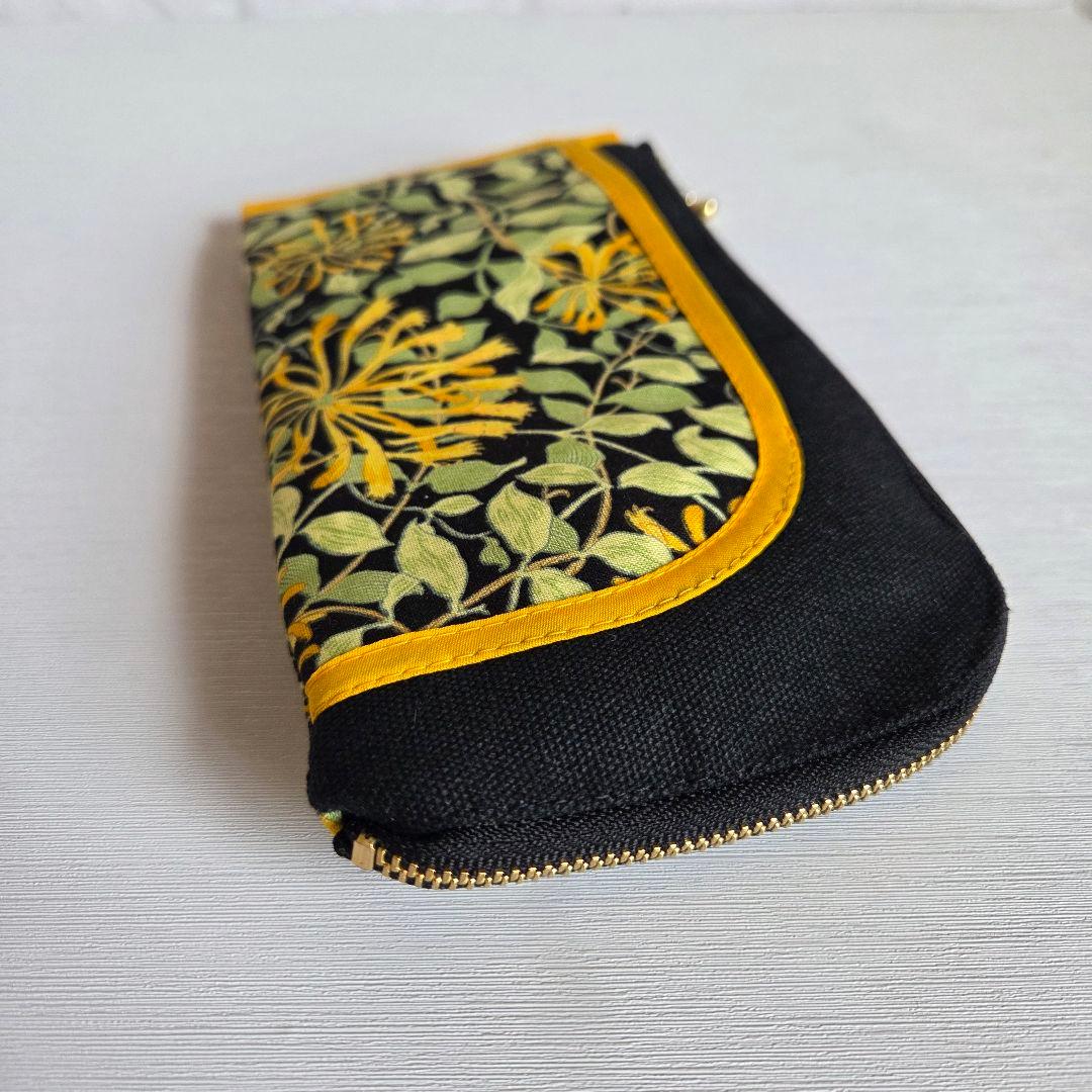 プチトマトページ　L字ファスナー長財布　ハンドメイド