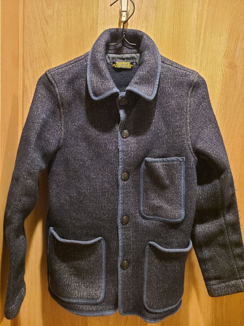 BROWN'S BEACH JACKET ネイビー カバーオール