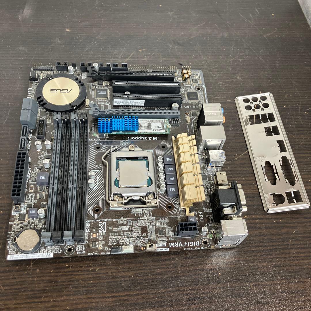 マザーボード ASUS H97M-PLUS + Intel Core i5-4690K