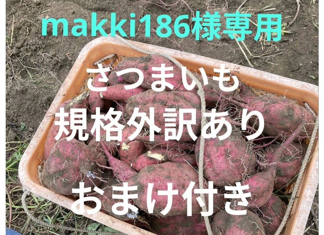 makki186さつまいも 規格外訳あり おまけ付き箱込み２０キロ以下