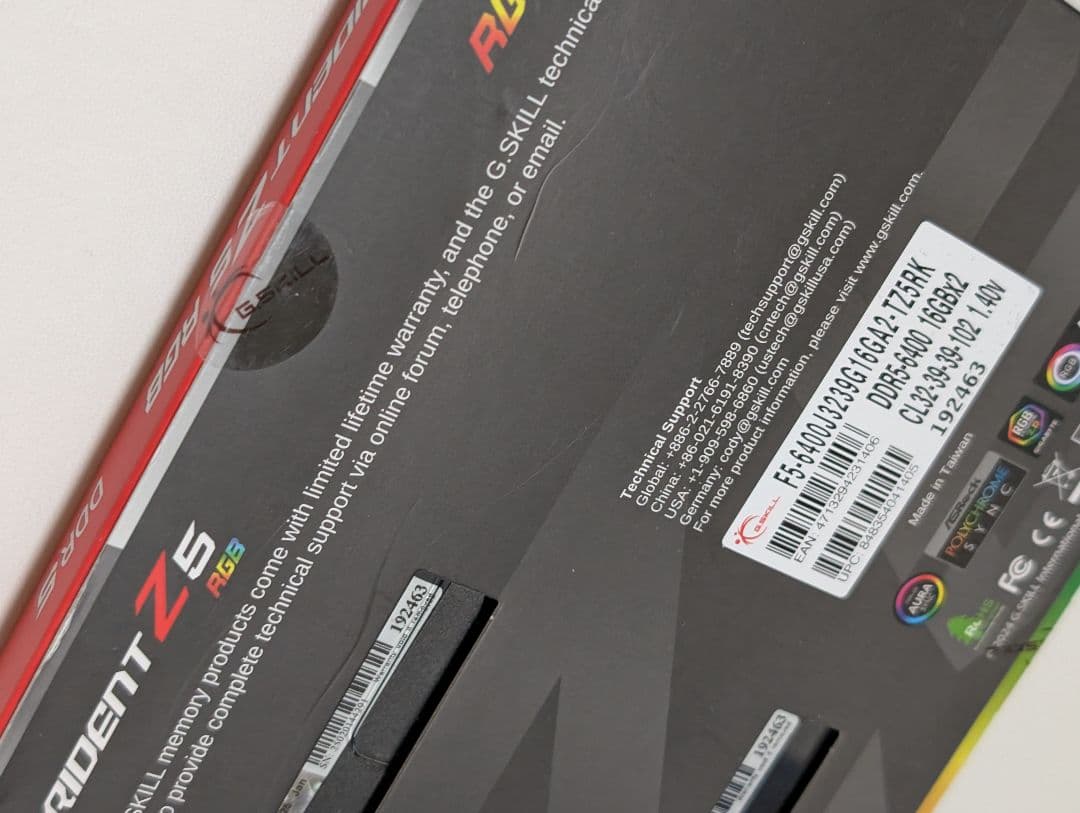 き*く様 【新品】G.SKILL TRIDENT Z5 RGB DDR5 32G