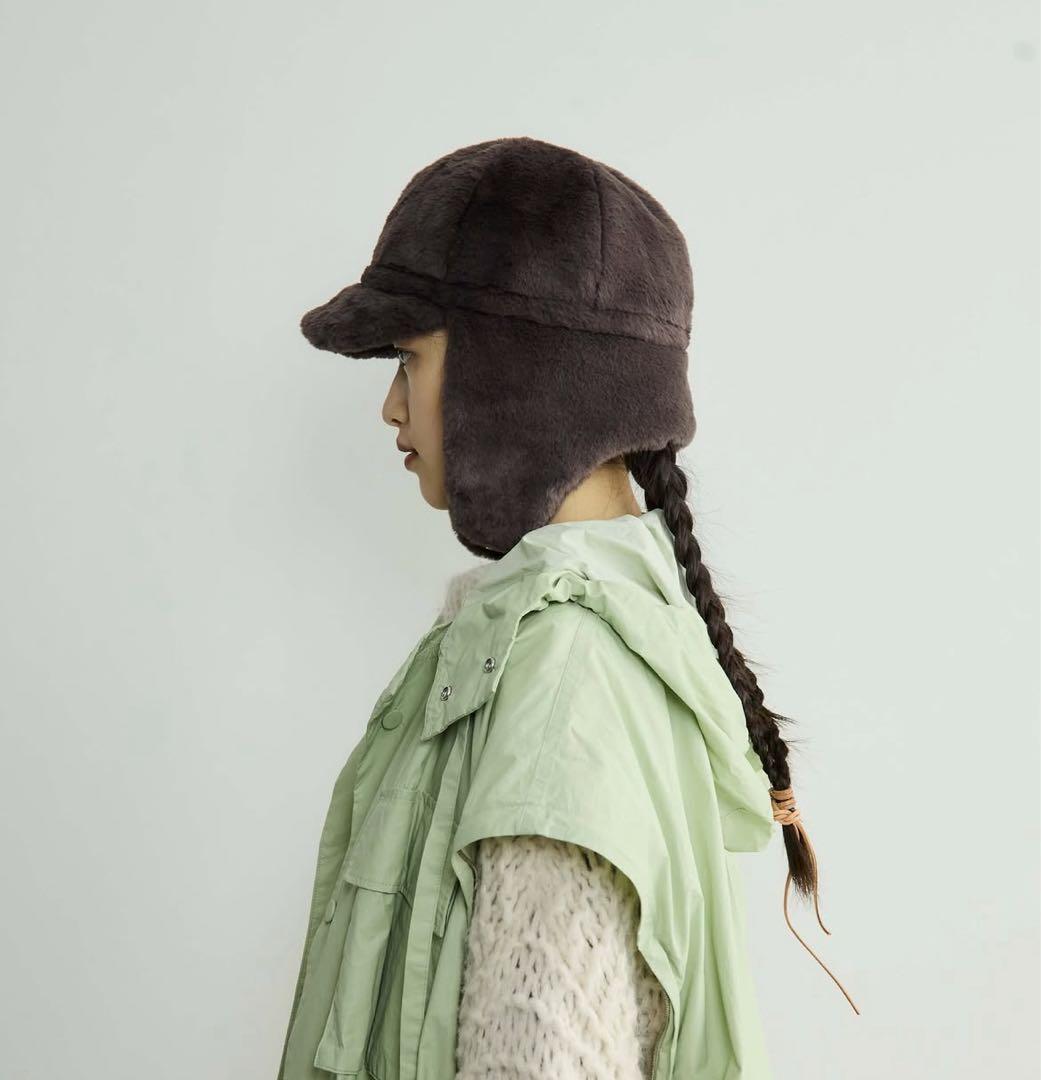 la maison de lyllis ファー耳付きCAP