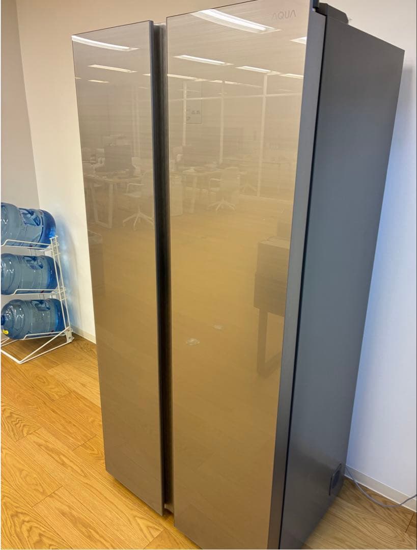 【美品】AQUA ノンフロン冷凍冷蔵庫 シルバー