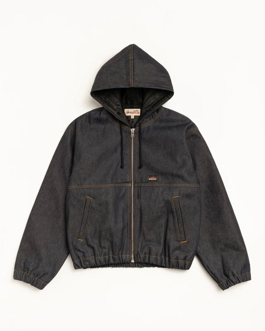 Stüssy デニムワークジャケット インディゴ サイズM