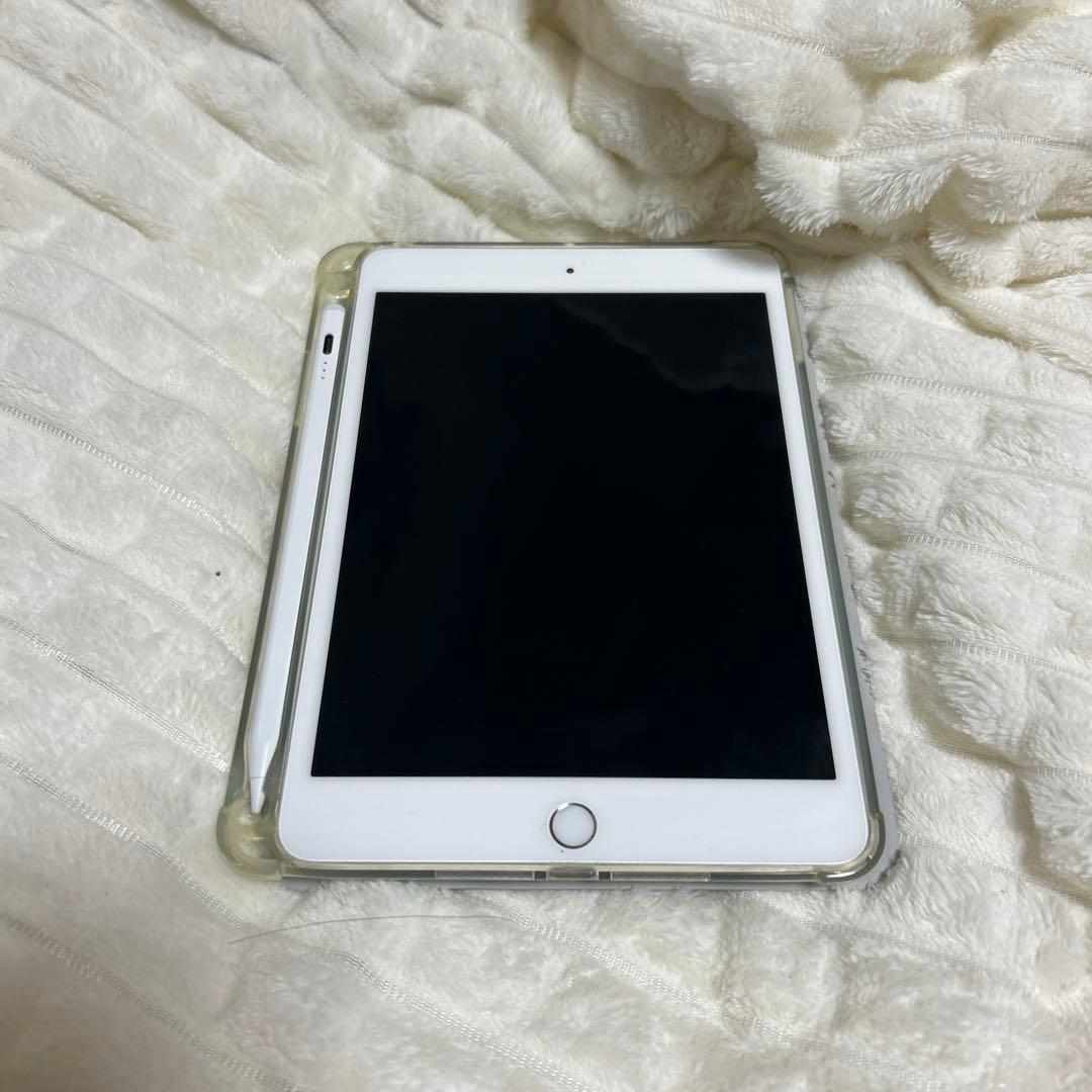 Apple iPadmini4シルバー 本体 カバーペン付き