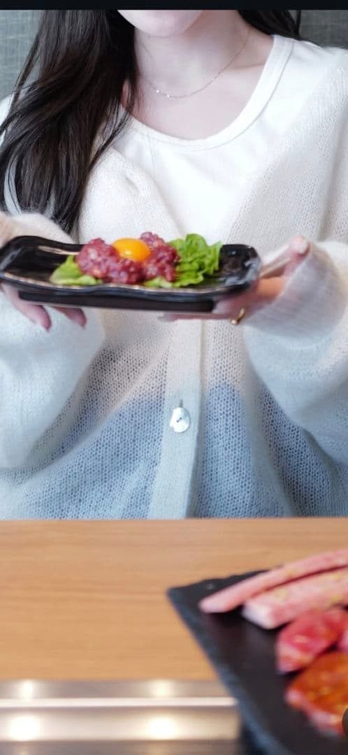 aimeine ホワイト ニット セーター 長袖