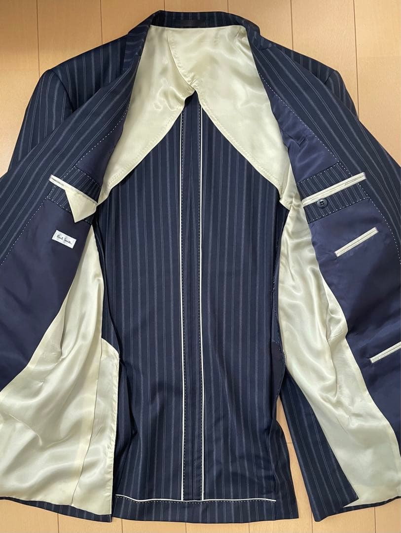 ポールスミス メンズ スーツ XL ネイビー ストライプ Paul Smith