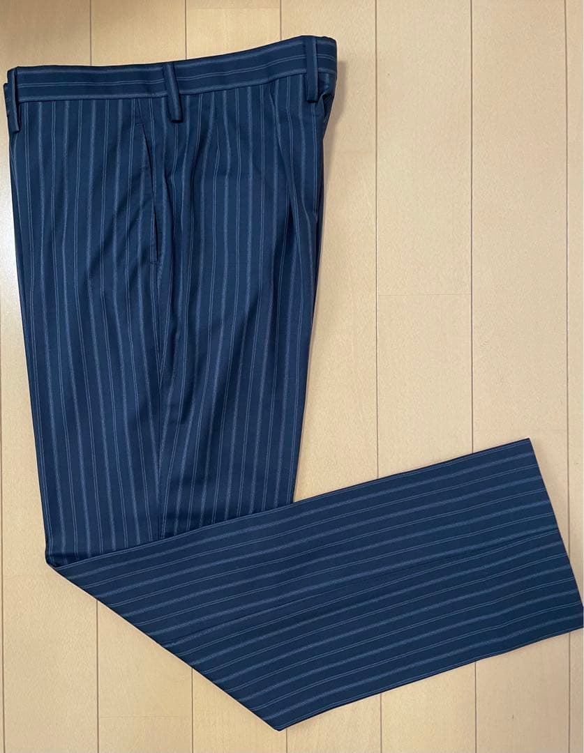 ポールスミス メンズ スーツ XL ネイビー ストライプ Paul Smith