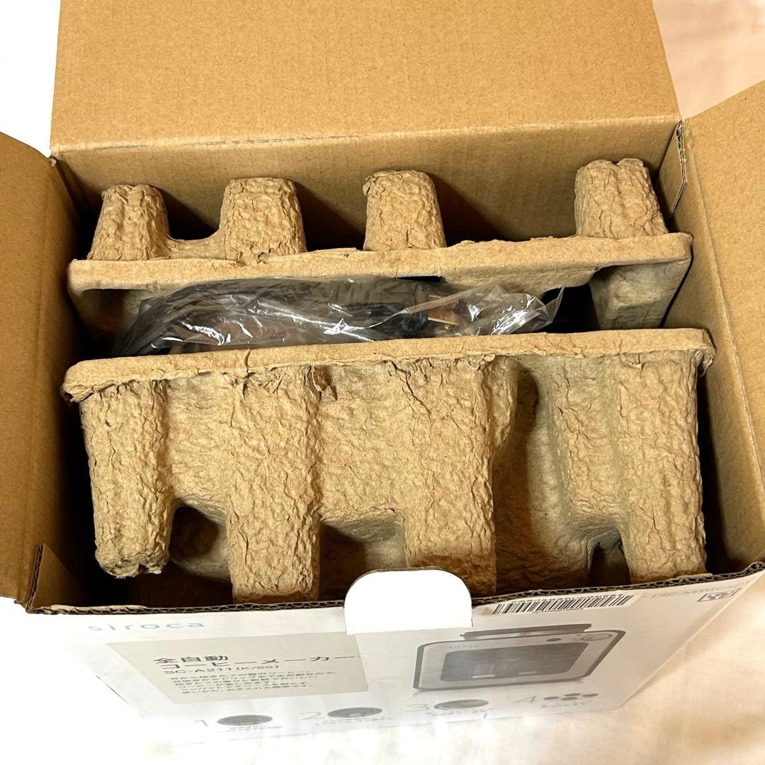 【新品未使用】siroca 全自動コーヒーメーカー SC-A211(K/SS)