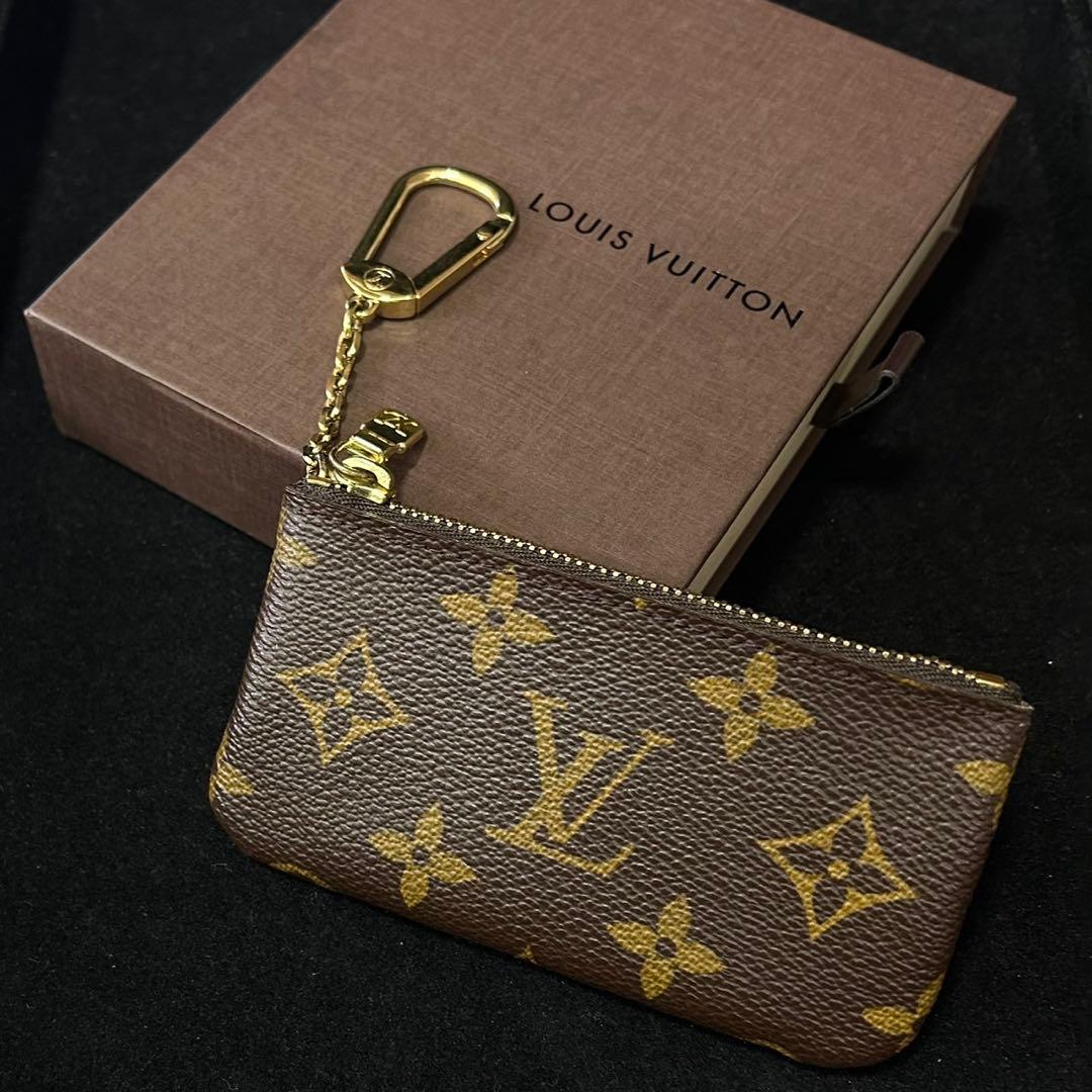 ルイヴィトン モノグラム ポシェット クレ ケース キーケース 箱付