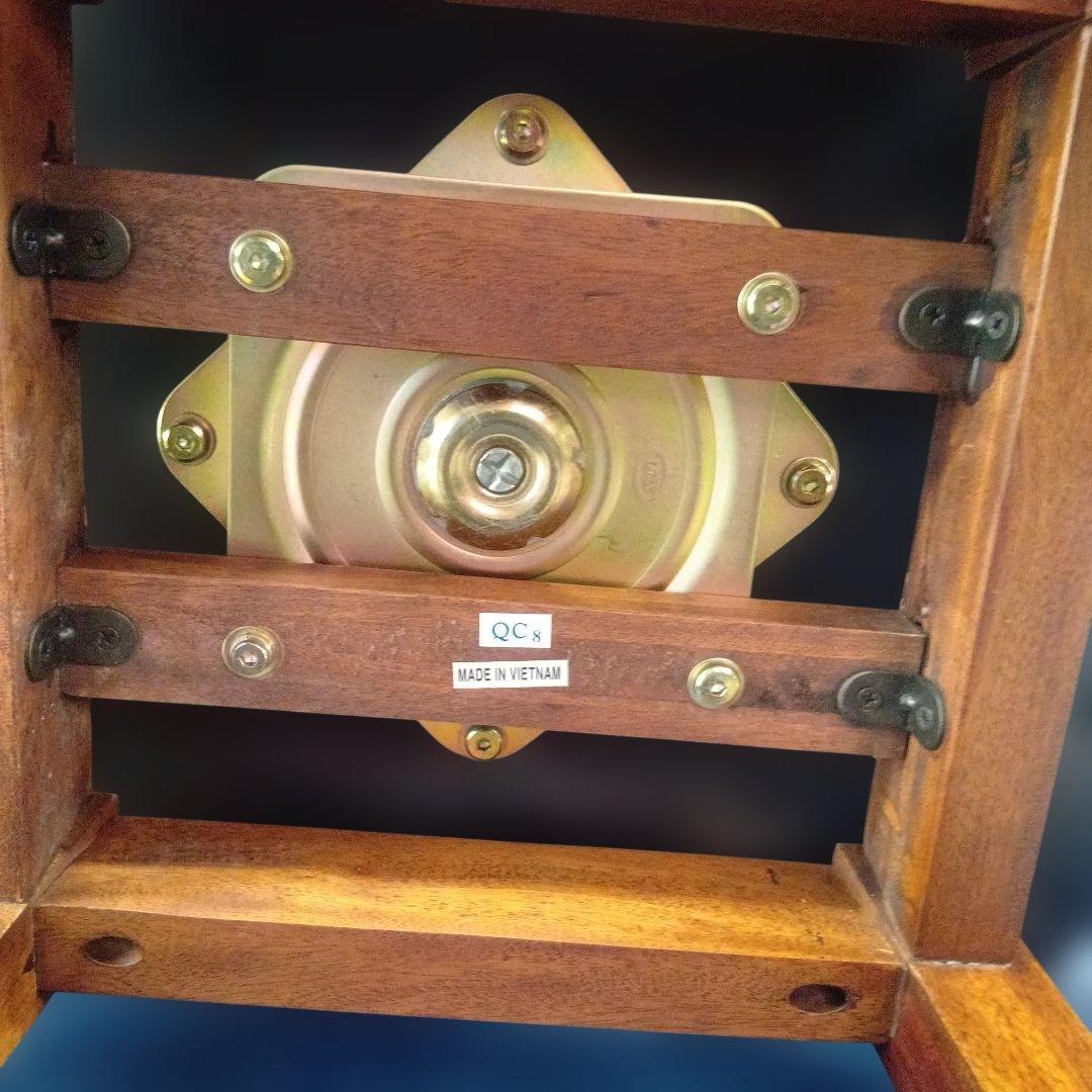 ヴィンテージ MORISHIGE PUレザー アンティーク回転チェア③