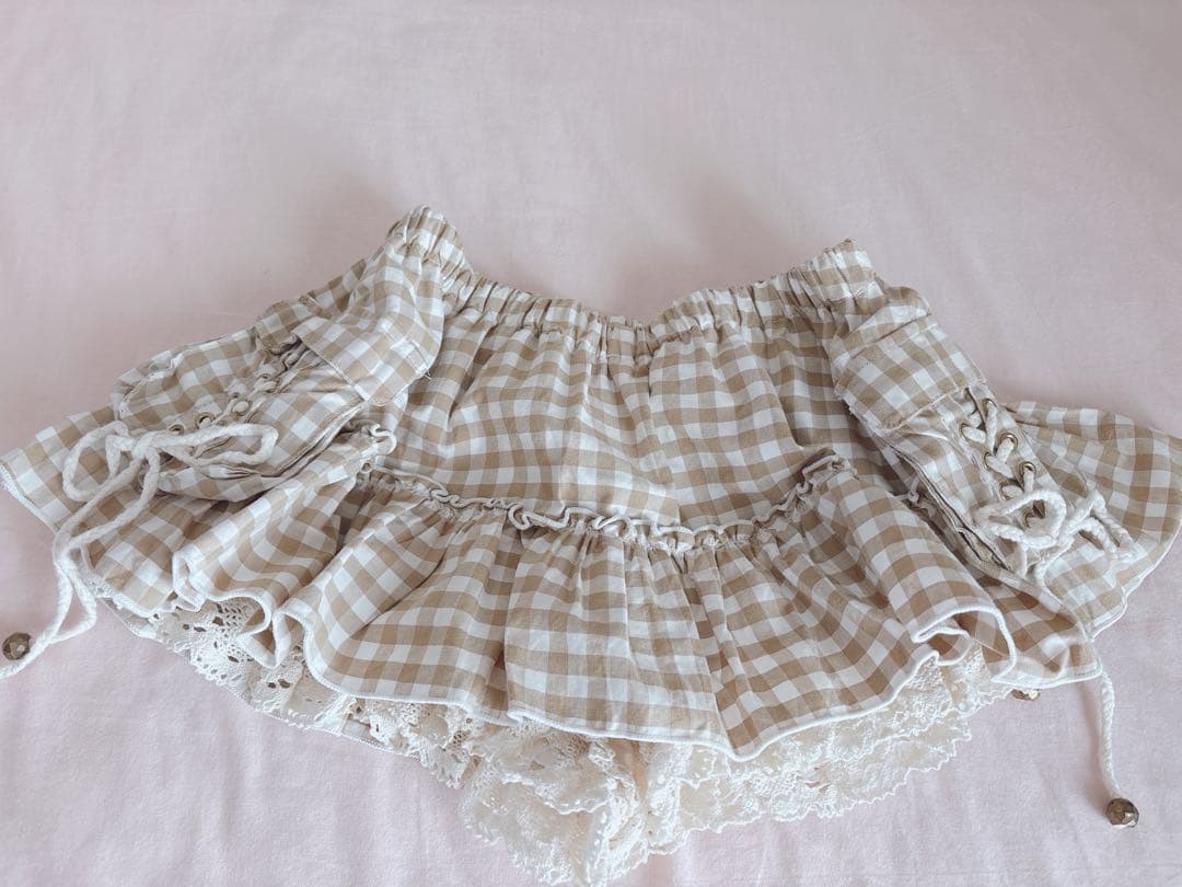 希少　LIZ LISAはしごリボンポケットスカパン　平成　姫カジ