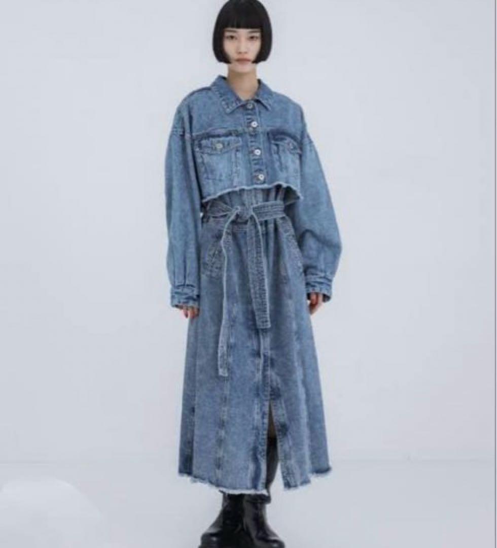 み*か様 MANY WAY VERSATILE DENIM COAT AMERI