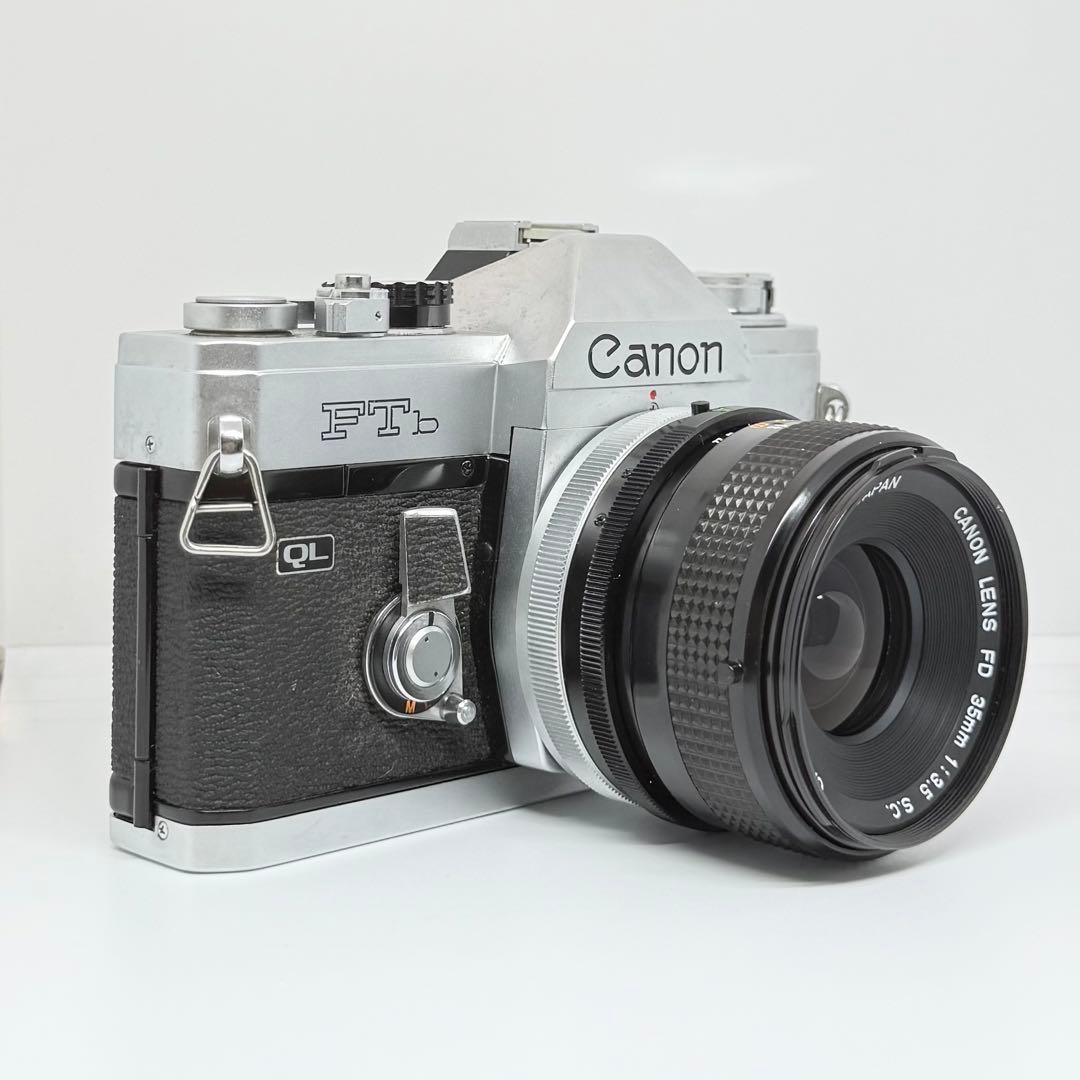 【完動品】Canon FTb QL 一眼レフ フィルムカメラ 動作確認済み