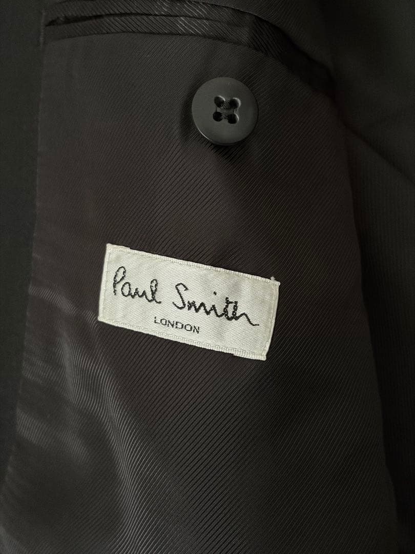 ポールスミス ロンドン スーツ ブラック ウール 冠婚葬祭 フォーマル 日本製