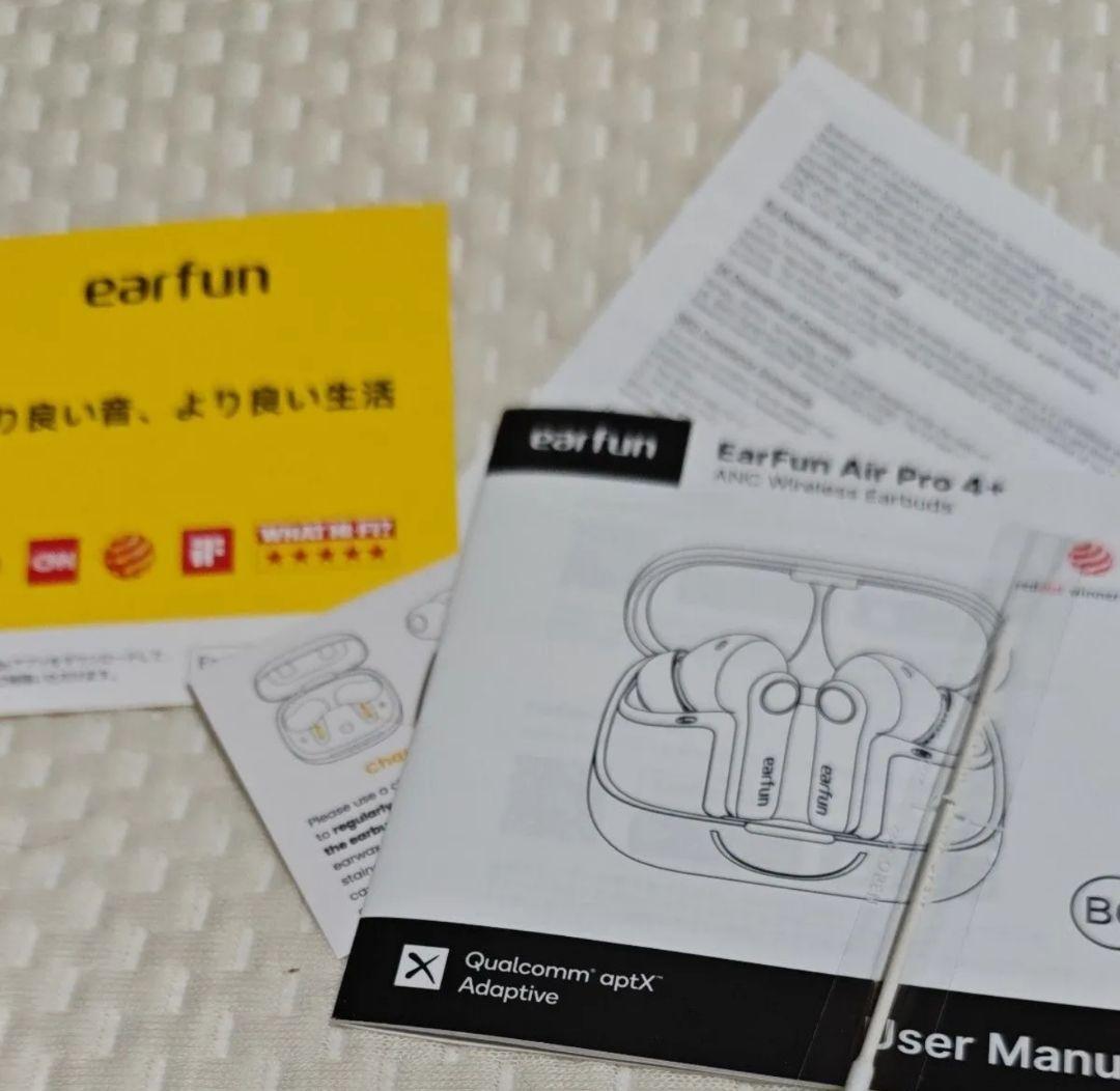 値下げ！ EarFun Air Pro 4+ ワイヤレスイヤホン