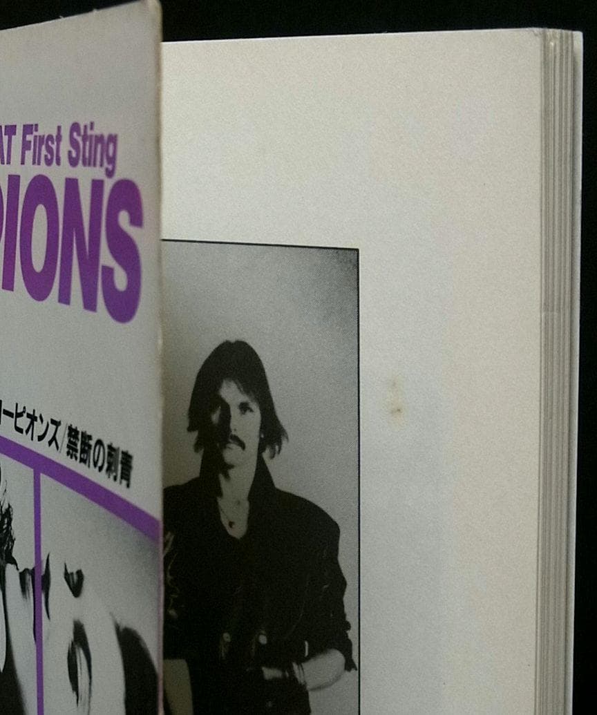 スコーピオンズ ギタータブ譜スコア 禁断の刺青 Scorpions 楽譜