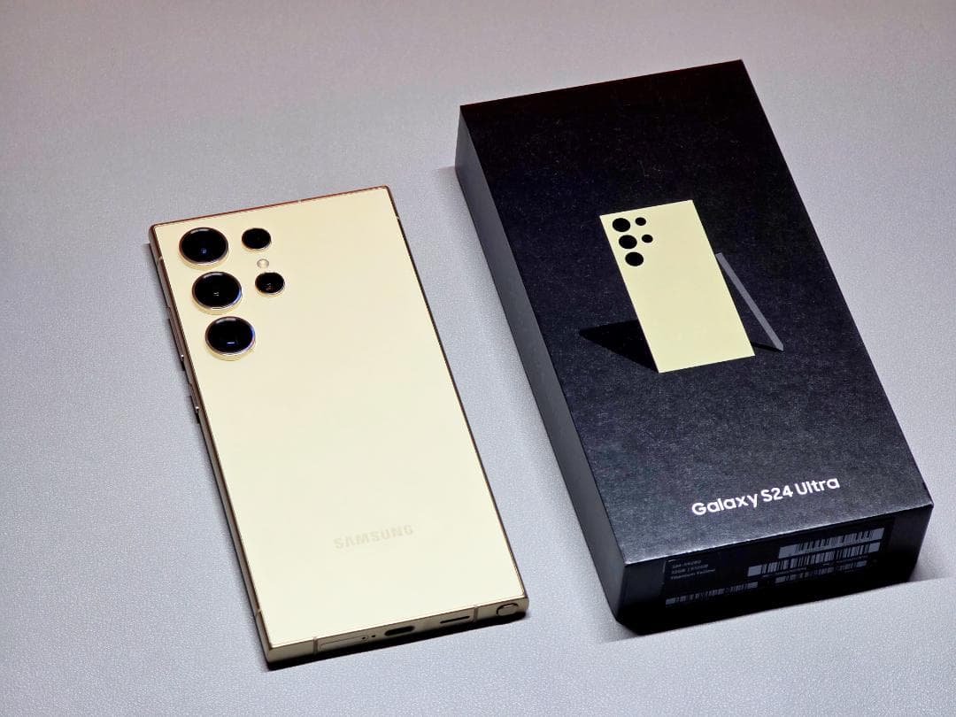 Samsung Galaxy S24 Ultra チタニウムイエロー 512GB