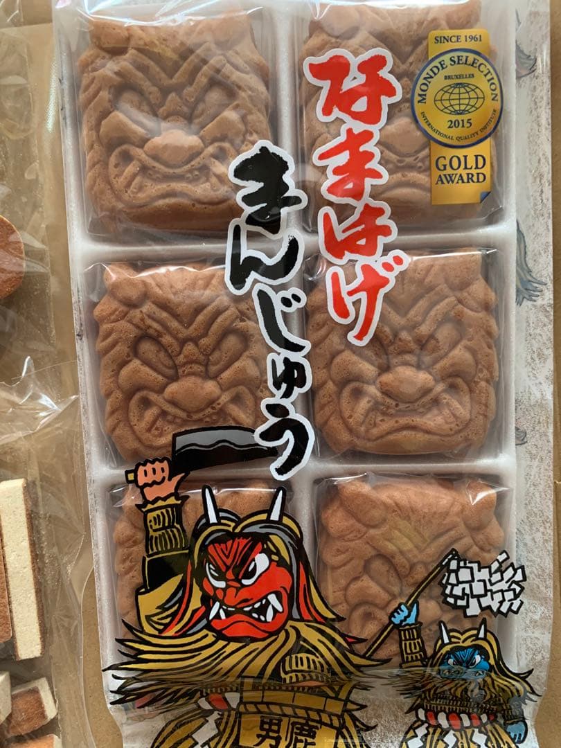 こしあん入り饅頭　お菓子　フジタ製菓　和菓子　なまはげ饅頭3袋 焼菓子