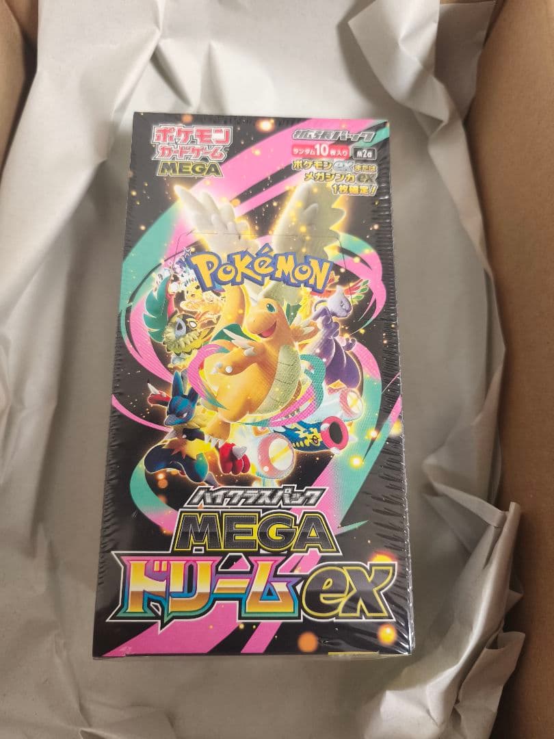 ポケセン産、シュリンク付き ポケモンカードゲーム MEGA ドリーム eX