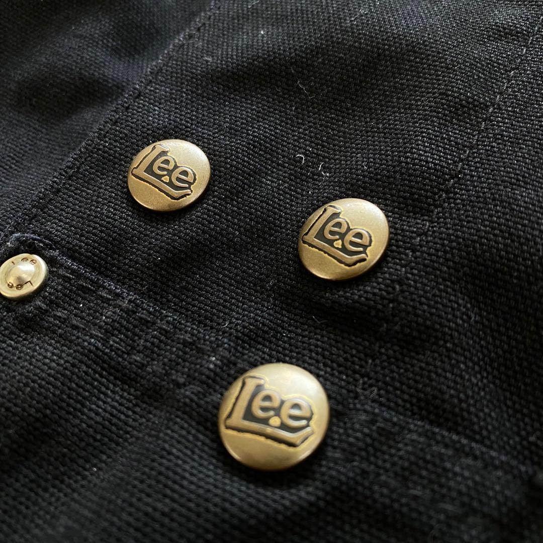 Lee Lyeden コラボ ダブルスナップボタン カバーオール 黒 美品 希少