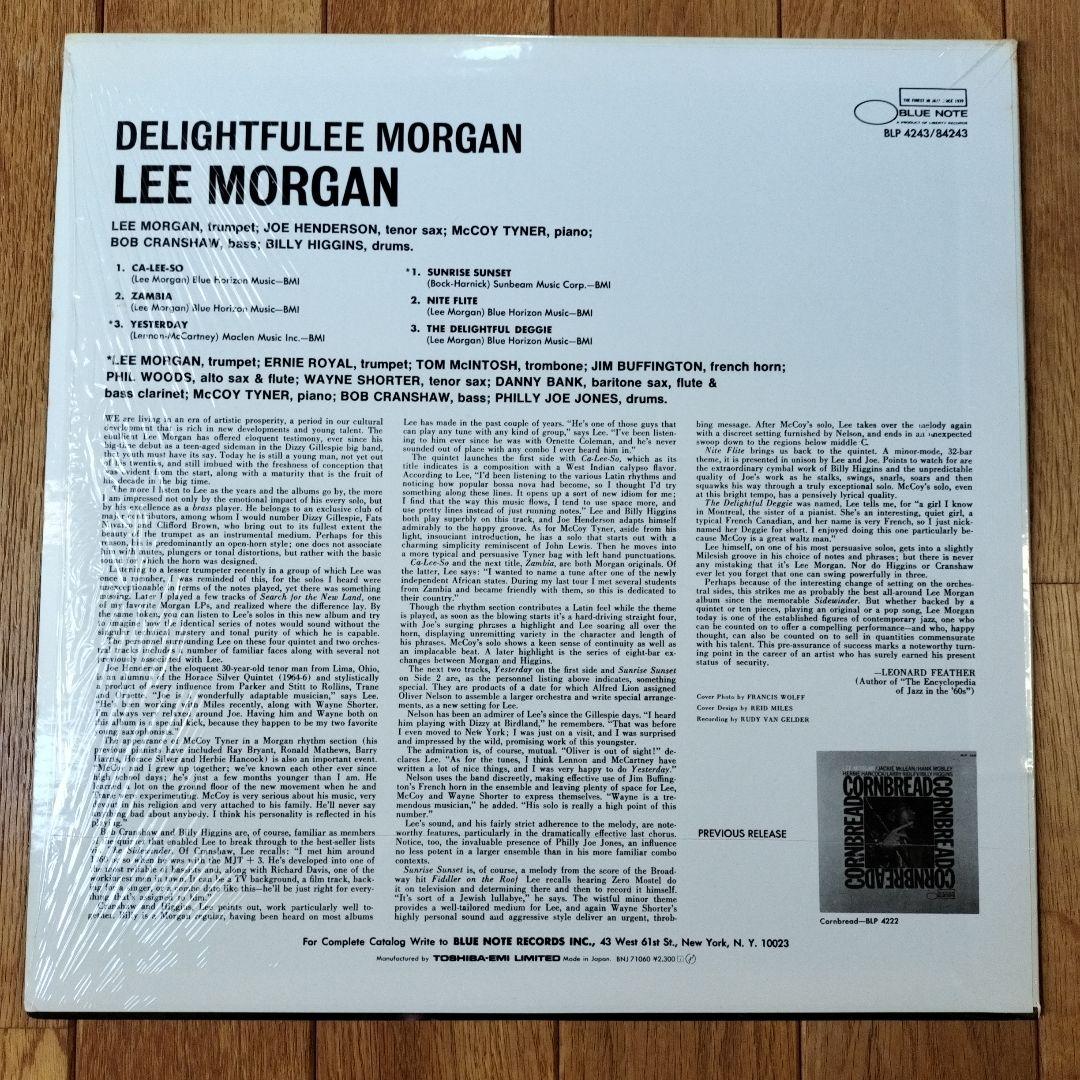 美盤 DELIGHTFULEE LEE MORGAN BLUE NOTE