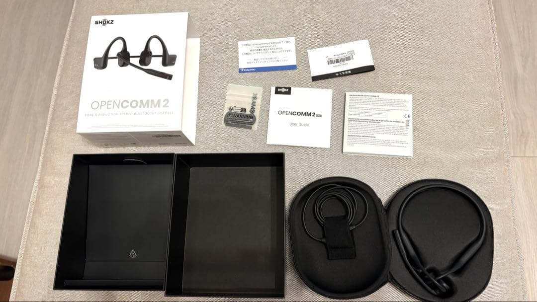 【超美品】Shokz OpenComm2 骨伝導ヘッドセット C110